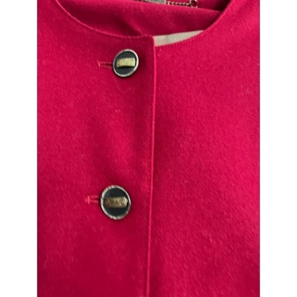 Vintage Women’s Wool Geiger Austria Blazer Size 40 Red - Picture 6 of 8